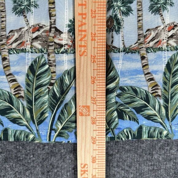 Batck Bay Hawaiian Shirt Mens XL Rayon Palm Trees Pineapple Short Sleeve Adult - Picture 5 of 5